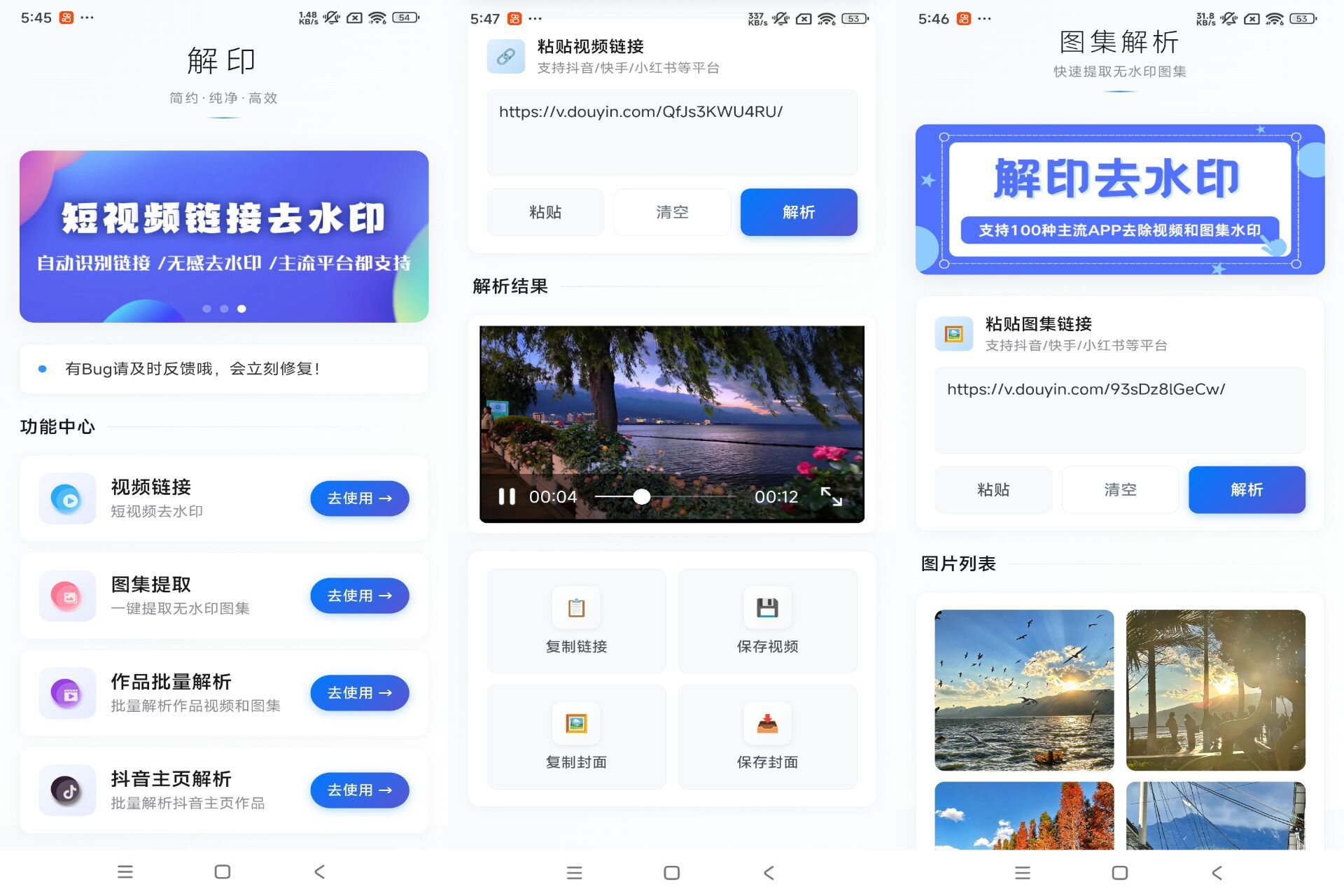 解印去水印(支持各大平台)
